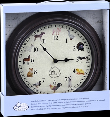 Reloj Sonido Animales de Granja